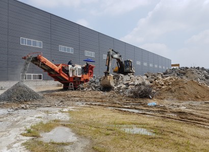 158.괴산 인터컨스텍 공장 PC구조물 파쇄현…